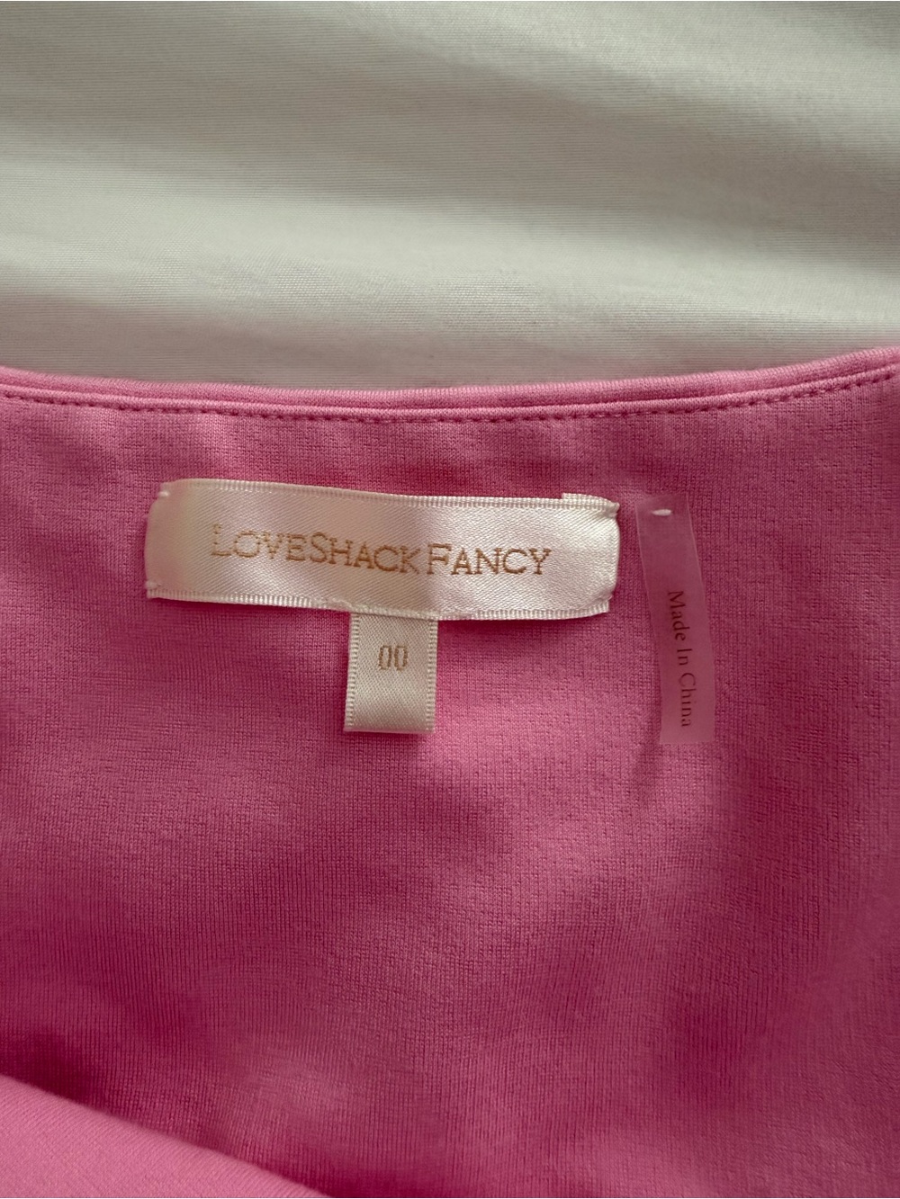 LoveShackFancy Pink Women's ruffle skirt